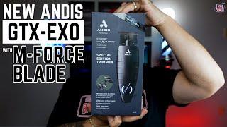 UNBOXING NEW ANDIS GTX-EXO w M-Force Blade