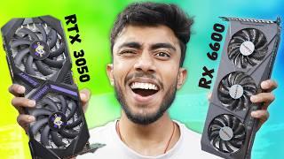 RTX 3050 VS RX 6600 1080p Hard Gaming Test Best GPU Under 20000RS Nvidia vs Amd ️