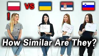 Polish Language Can Ukrainian Serbian and Slovenian Speakers Understand It