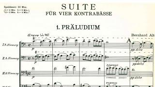 Bernhard Alt - Suite for 4 Double Basses 1933