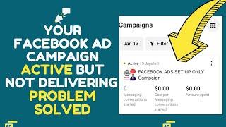 Facebook ads not delivering problem solved