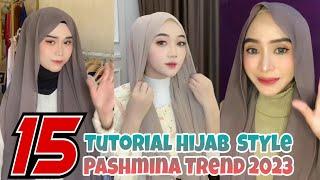 15 Tutorial Hijab Pashmina Trend 2023 Untuk Kondangan  Lamaran  Simple Anti Ribet 