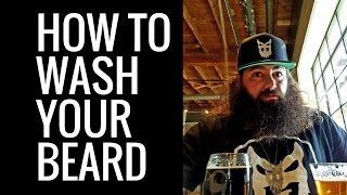 How To Wash Your Beard Properly With The Bearded Kraken