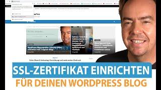 Wordpress Blog SSL-Zertifikat installieren bei Webgo Teil 4