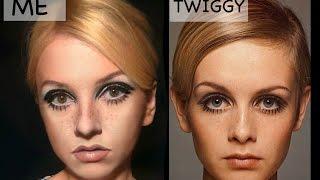 Twiggy Makeup Transformation