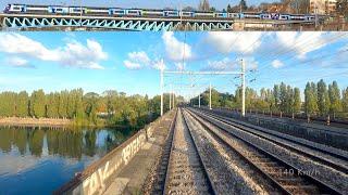  4K  Paris Saint-Lazare - Rouen Rive Droite cab ride France 09.2022