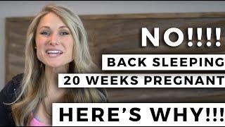 NO  Back Sleeping After 20 Weeks Pregnant  Heres Why