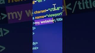 How to build a webpage in one minute #coding #css #tutorial
