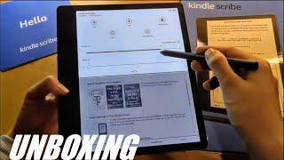 Unboxing Amazon Kindle Scribe - Best Kindle for Reading & Writing? First Impressions