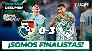 Resumen y goles  Panamá 0-3 México  CONCACAF Nations League 2024 - Semis  TUDN