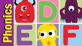 D E F Phonics Alphabet Chant for Children  English Pronunciation for Children  Fun Kids English