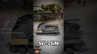 SU-76M 135 #modellbau #panzer #plastickit #scalemodel #tank #worldoftanks #russia #miniart #wot