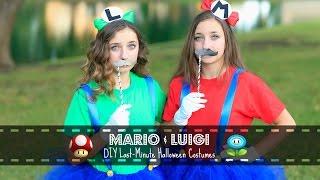 Mario & Luigi  Last-Minute DIY Halloween Costumes