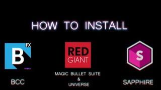 HOW TO INSTALL FREE DaVinci Resolve 18 Plugins  BCC Magic Bullet RSMB SAPPHIRE etc.