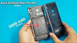 Asus Zenfone Max Pro M2 Open Back Panel - Battery Disconnecting  Zenfone Max Pro M2 Disassembly