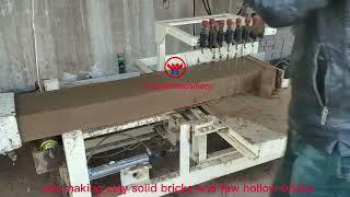 small semi auto clay brick making machine