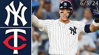 New York Yankees vs Minnesota Twins  Game Highlights  6524