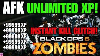 BO6 GLITCH - NEW INSTANT KILL GODMODE GLITCH UNLIMITED XP GLITCH AFK to ROUND 100 in BO6 ZOMBIES