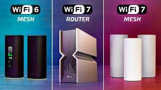 Wi-Fi 7 vs 6e  САМЫЙ быстрый роутер 2024  Обзор сравнение и тесты TP-Link Linksys AmpliFi Alien