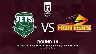 SP PNG Hunters vs Ipswich Jets  Match Highlights  QRL Hostplus Cup  Round 16