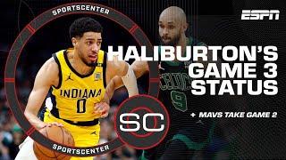 INDIANA HAS LIMITED OPTIONS as Haliburtons Game 3 status remains PENDING  SportsCenter
