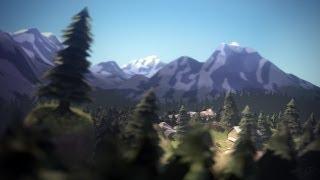 Recreating TF2s Alpine skybox in 3D