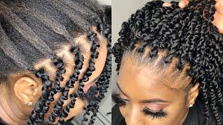 Cant braid? Try BRAID-LESS Individual crotchet illusion short passion twist only $32  Bileaf hair