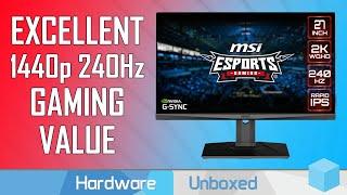 My New Favorite 1440p Monitor? - MSI MAG274QRX Review