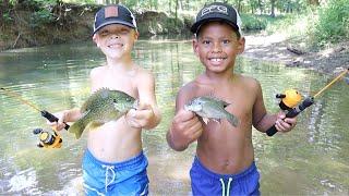 Micro Fishing Challenge at the Creek