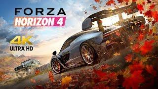 4K Forza Horizon 4 - Intro and First Race