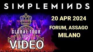 Simple Minds - Forum Assago Milano Italy 20 apr 2024 FULL VIDEO LIVE CONCERT