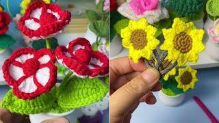 DIY Christmas Tree & Crochet Flower Tutorial