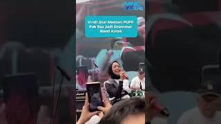 Menteri PUPR Pak Bas Jadi Drummer Band Kotak #MenteriPUPR #PakBasuki #Drummer #Viral