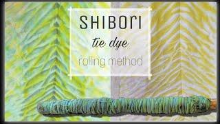 How to TIE DYE pole wrapping techniqueArashi shibori