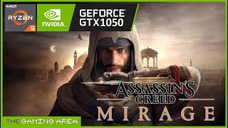 Assassins Creed Mirage Gameplay  GTX 1050 Low Xess FSR