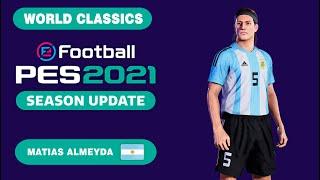 M. ALMEYDA face+stats World Classics How to create in PES 2021