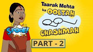 Taarak mehta ka ooltah chashmah spoof part 2  Cartoon Comedy Hindi  Jags Animation