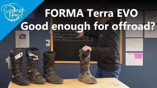 Forma Terra Evo boot review How to score a boot for offroad use and how the Forma rates