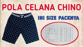 Cara membuat pola celana Chino pria