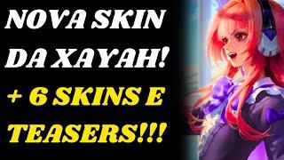 Nova Skin da Xayah + 6 Novas Skins e Data de Lançamento no League of Legends