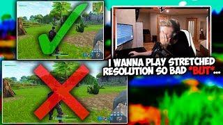 Tfue On Why He REFUSES To Play Stretched Resolution Even Though He Loves It Fortnite Moments