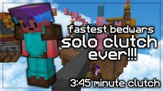 fastest clutch on Dragonstar hypixel bedwars