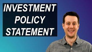Investment Policy Statement 6 Step Investment Strategy