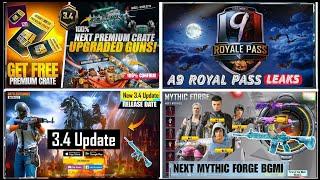  Next Mythic Forge  Next Premium Crate Upgradeble Gun - M4 Glacier A9 Royal PassBgmi 3.4 Update