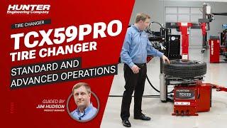 TCX59 Pro Tire Changer Standard and advanced operations