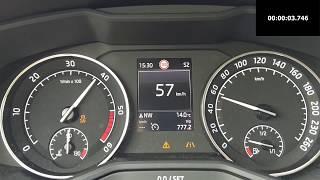 Skoda Superb III 2018 2.0 TDI 190 PS AT Launch Control Acceleration 0-100 kmh & 0-200 kmh