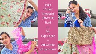 India Diwali Shopping Haul 2020  Best Website to buy Kids Clothes  India to Australia Air Courier