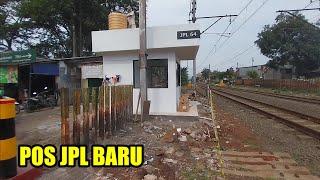 Wow Ada Pos JPL Baru Di JPL 64 Pondok Ranji. Perlintasan Kereta Api Pondok Ranji