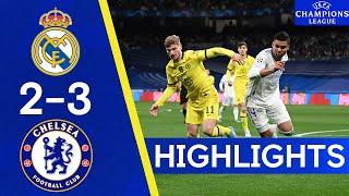 Real Madrid 2-3 Chelsea Aggregate 5-4  Champions League Highlights