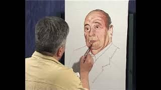 Portrait Painting By Aziz Golkar - نقاشی چهره رنگ و روغن توسط عزیز گل کار